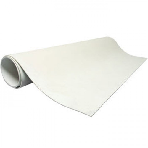 White rubber sales mat