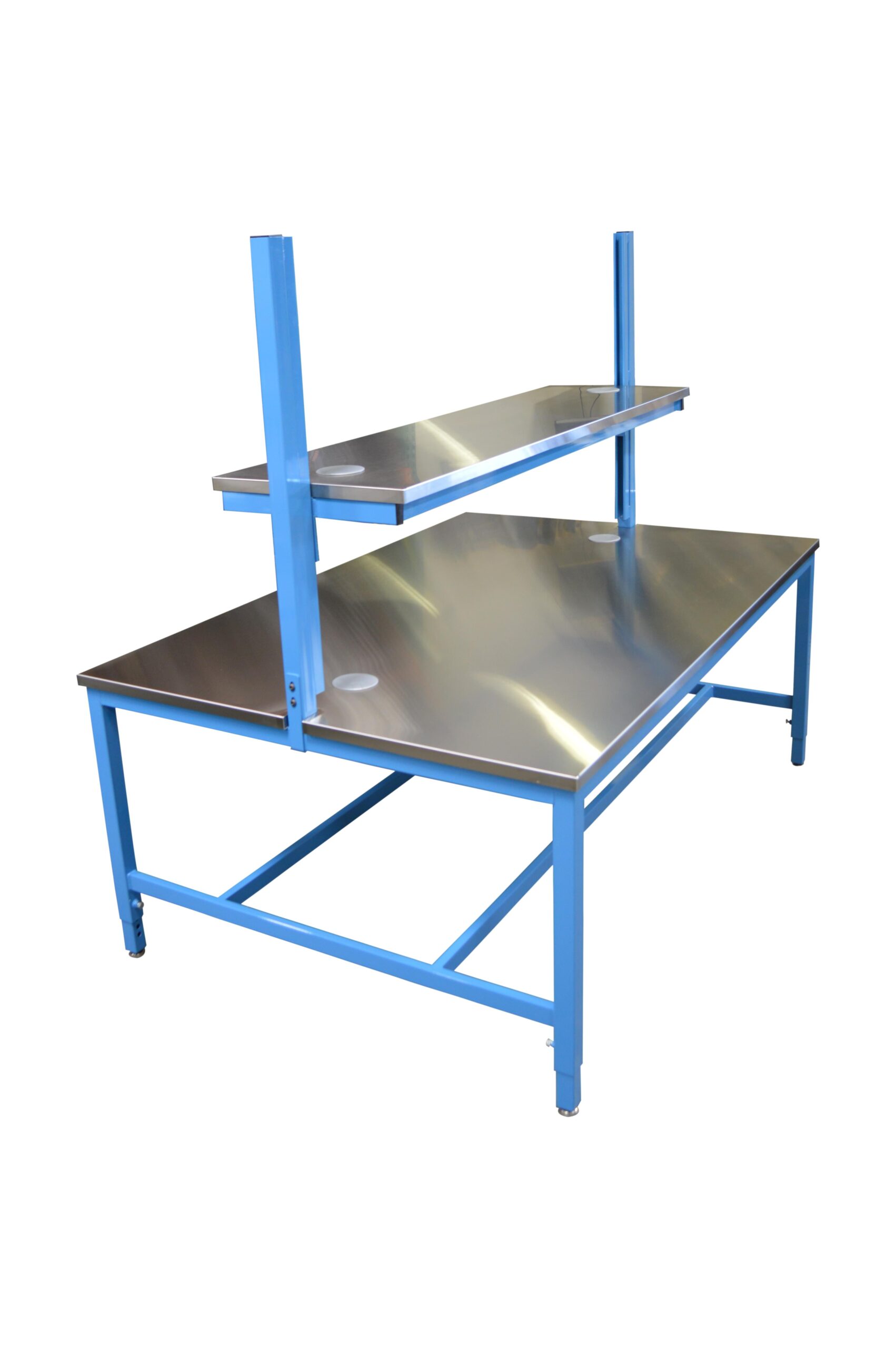 Modular Strut Channel Workbench with Adjustable Shelf