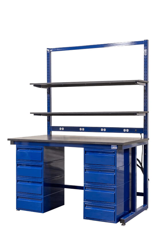 LAB-BT146-DS-PS - Slotted Uprights - Cantilever Frame