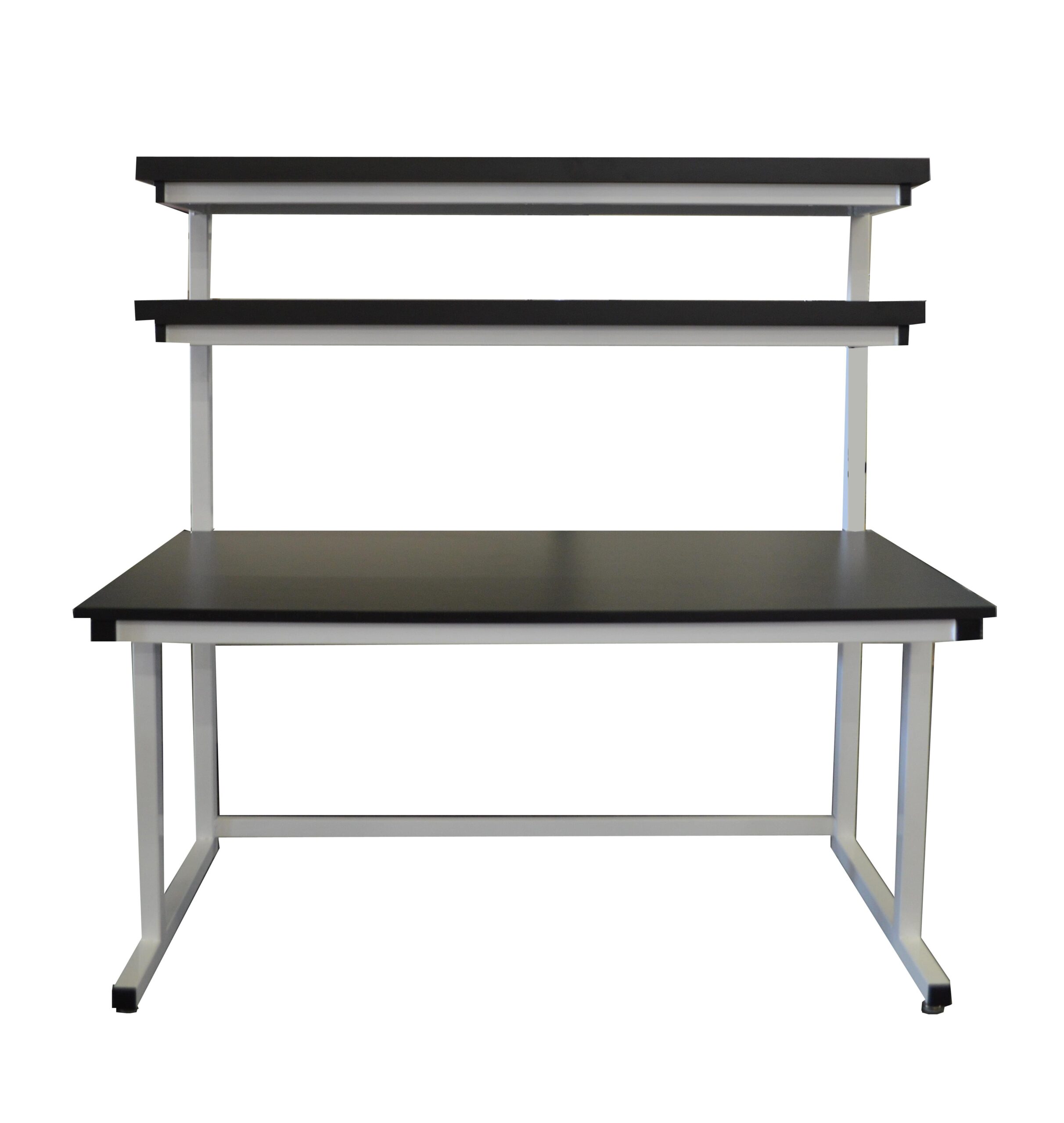 Cantilever Laboratory Workbench with Double Risers