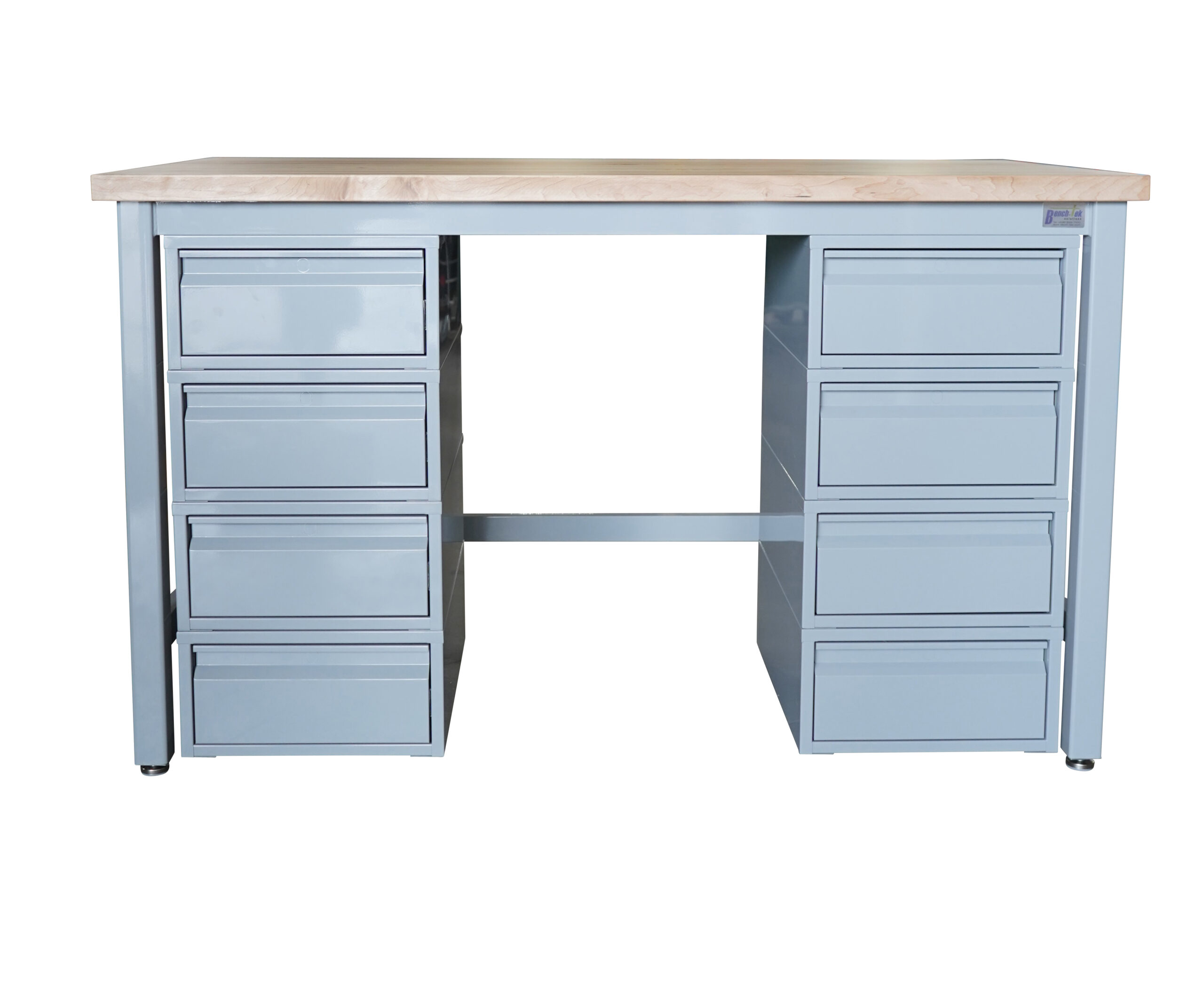 Maple Flat Workbench with Drawers