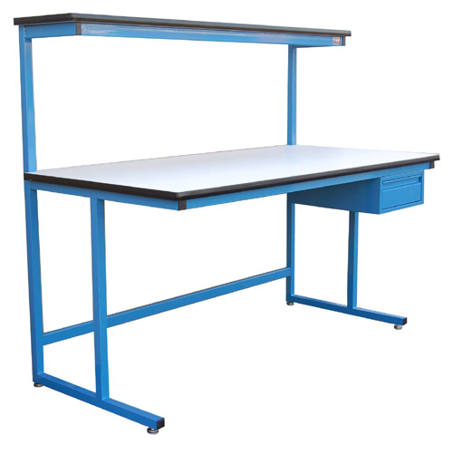 BT142 Cantilever Workbench with Single Cantilever Riser Shelf