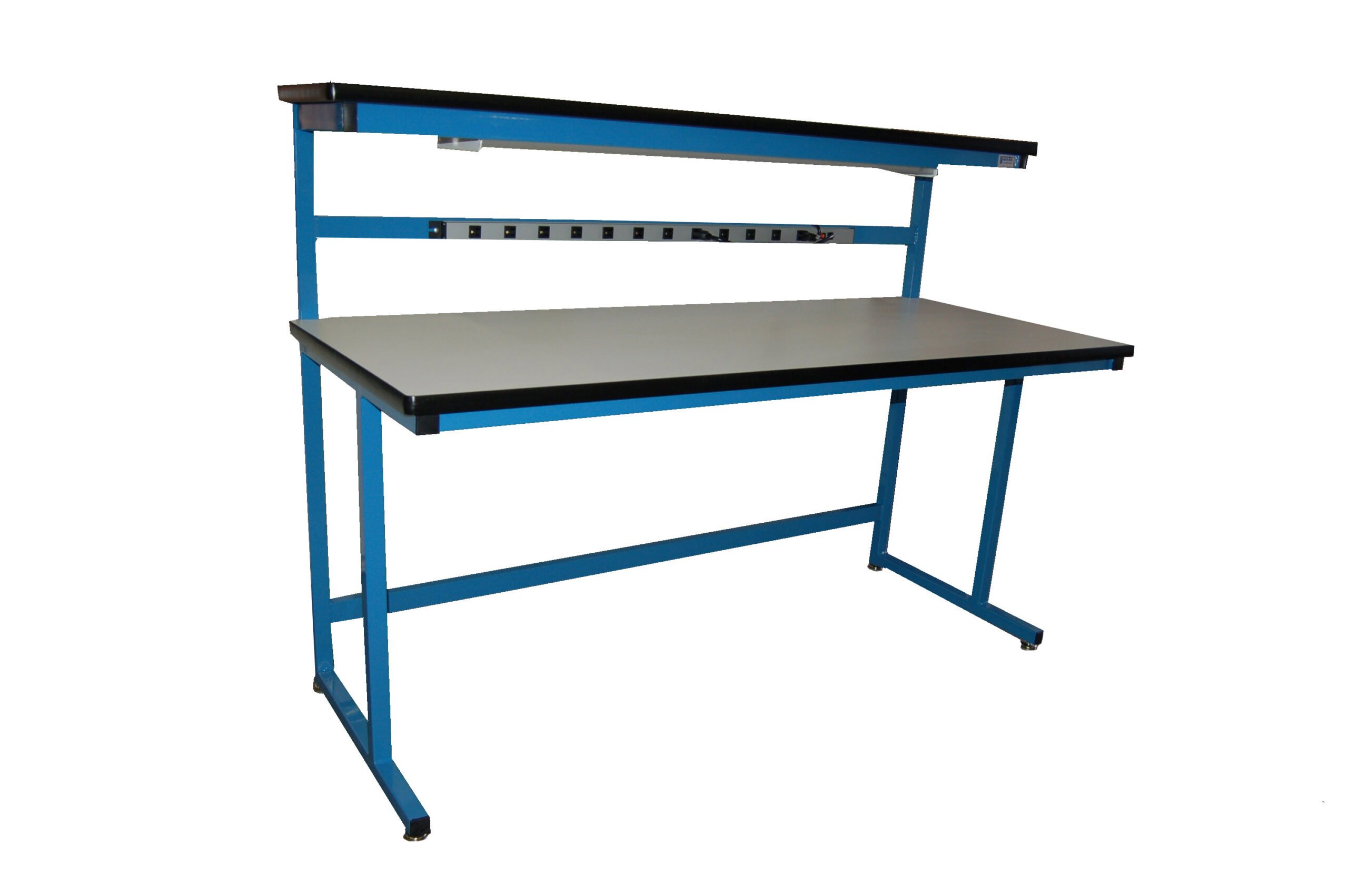 BT142 Cantilever Workbench with Single Cantilever Riser Shelf